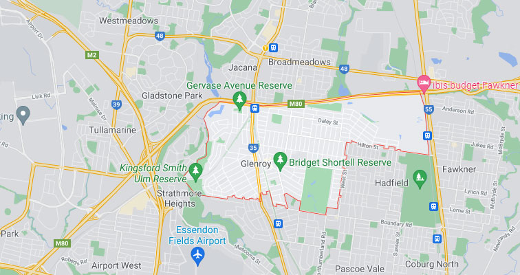 Glenroy Map Area