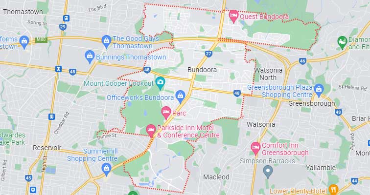 Bundoora Area